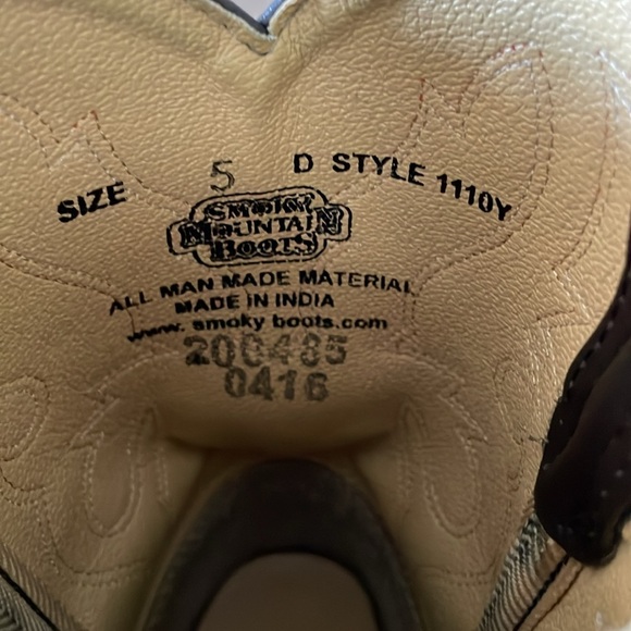 Smoky Mountain Cowboy‎ Boots - Picture 9 of 9